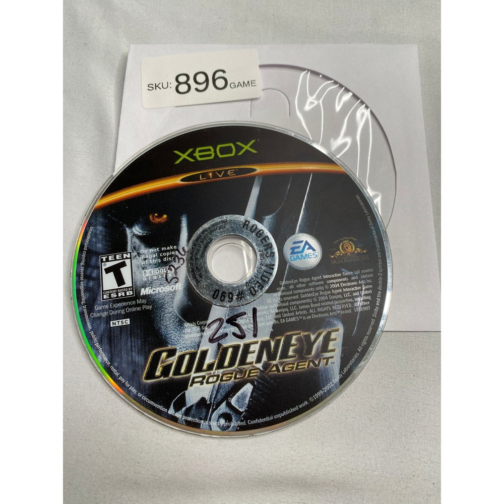 GoldenEye Rogue Agent Microsoft Xbox